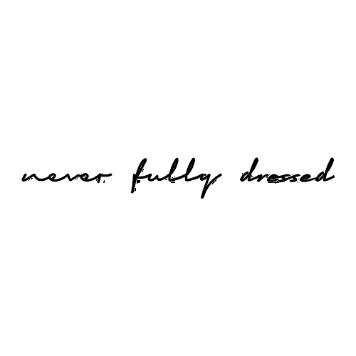 Never Fully Dressed logo