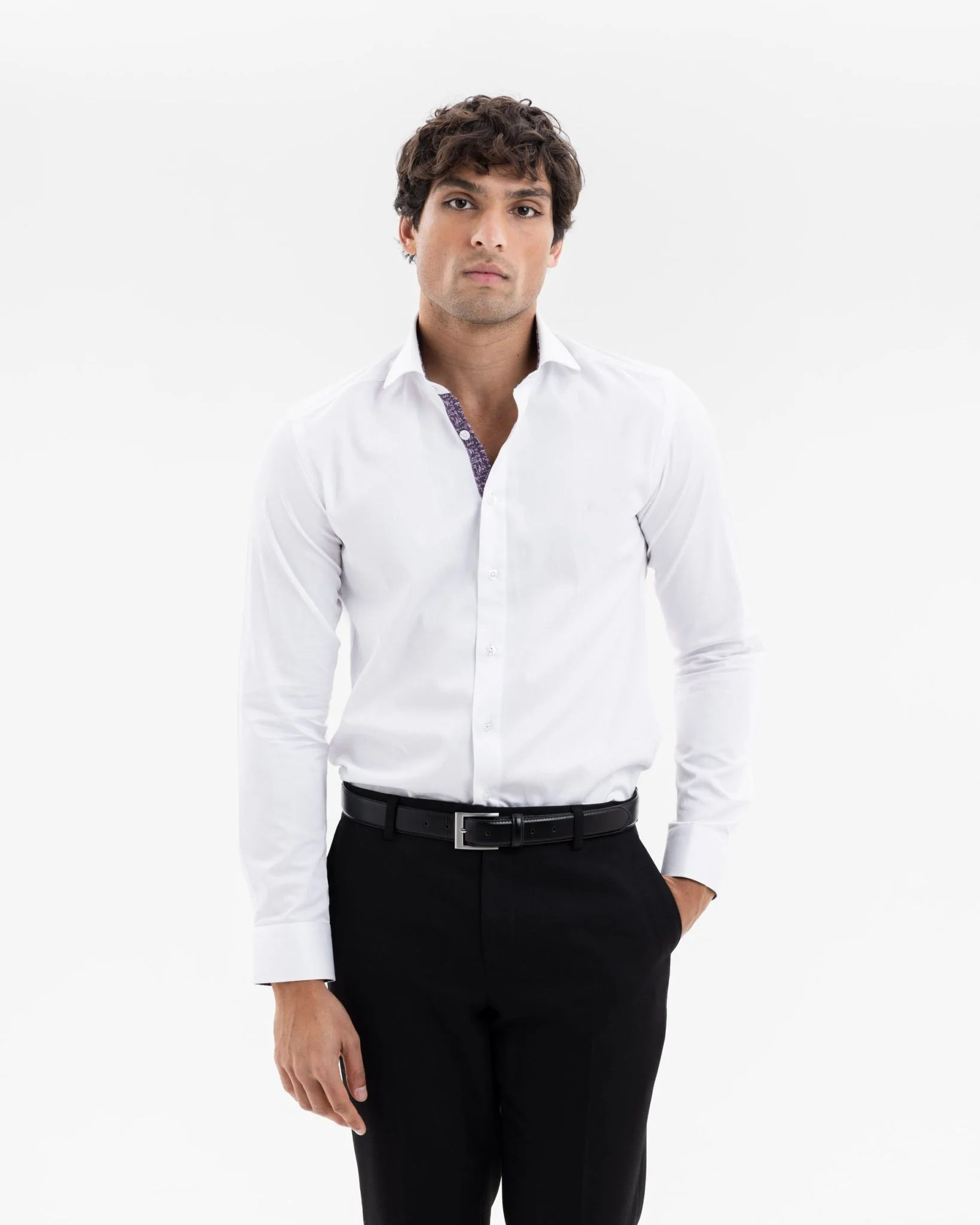 White with Pink Mathematician Accents Shirt